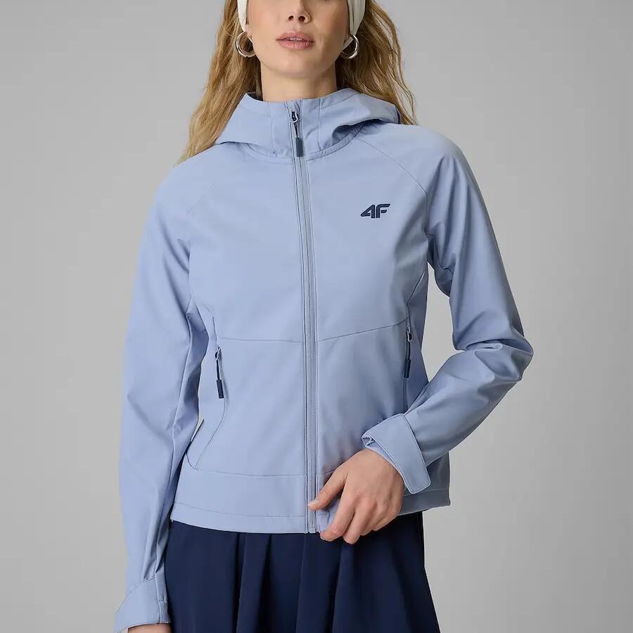 Kurtka softshell wiatroodporna membrana 5000 damska 4F 4FWSS26TSOFF546