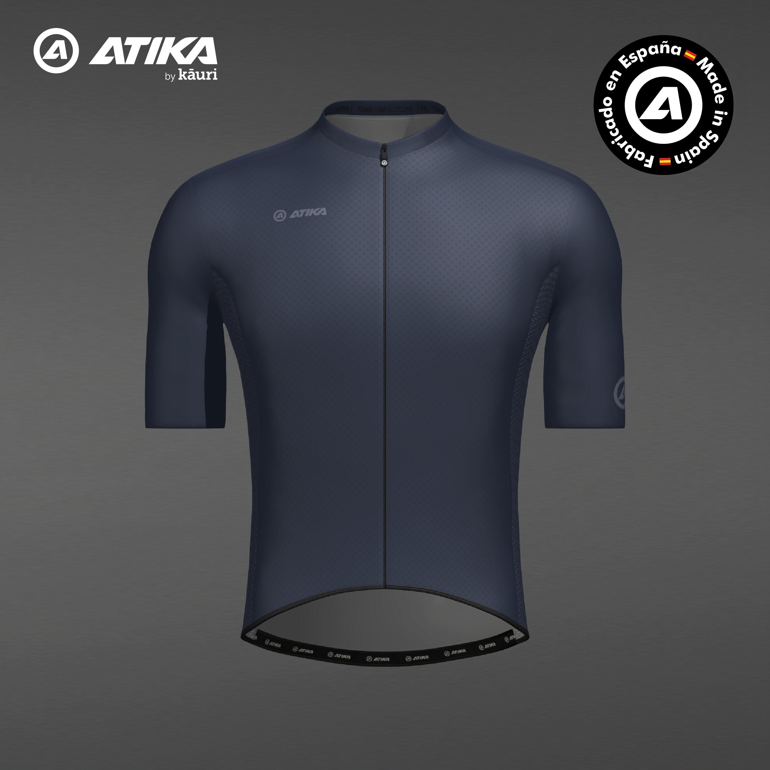ATIKA Maillot Manga Corta Tejido Transpirable Core  – Ropa Ciclismo Hombre 2/7