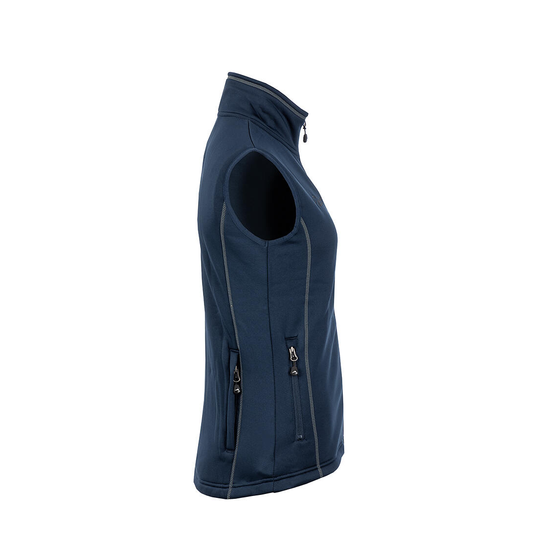 Powerfleece-Weste für Damen in Marineblau 2/3