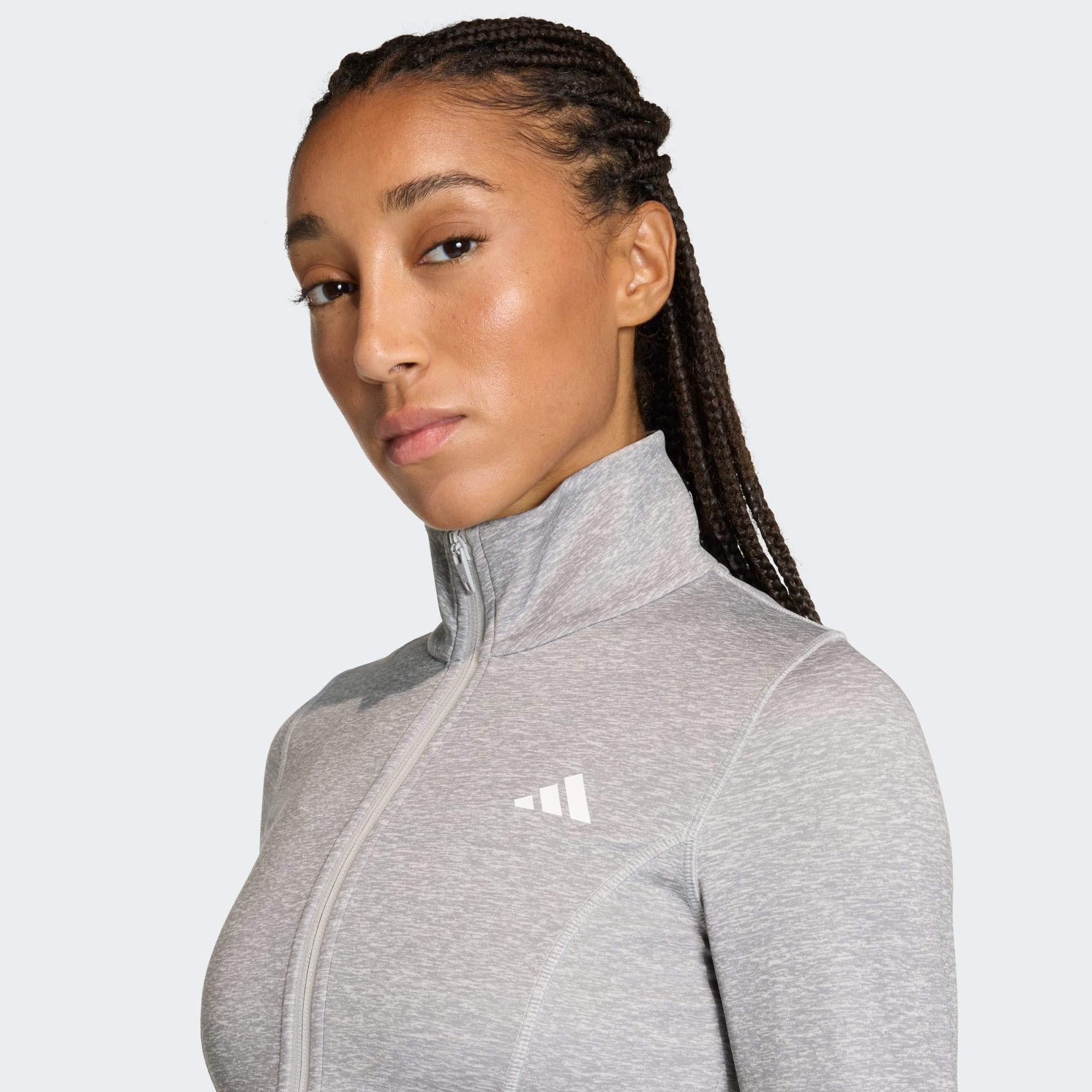 Giacca Workout Essentials Heather Zip Through 4/5