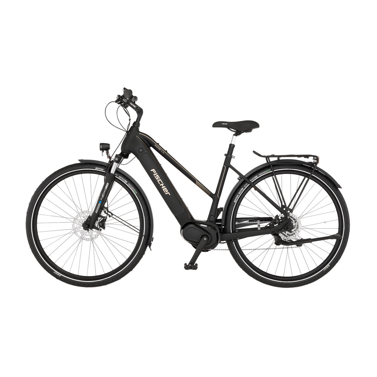 FISCHER Trekking VIATOR 4.2i ACTIVE E-Bike schwarz, 28 Zoll, RH 45 cm, 630 Wh 4/7