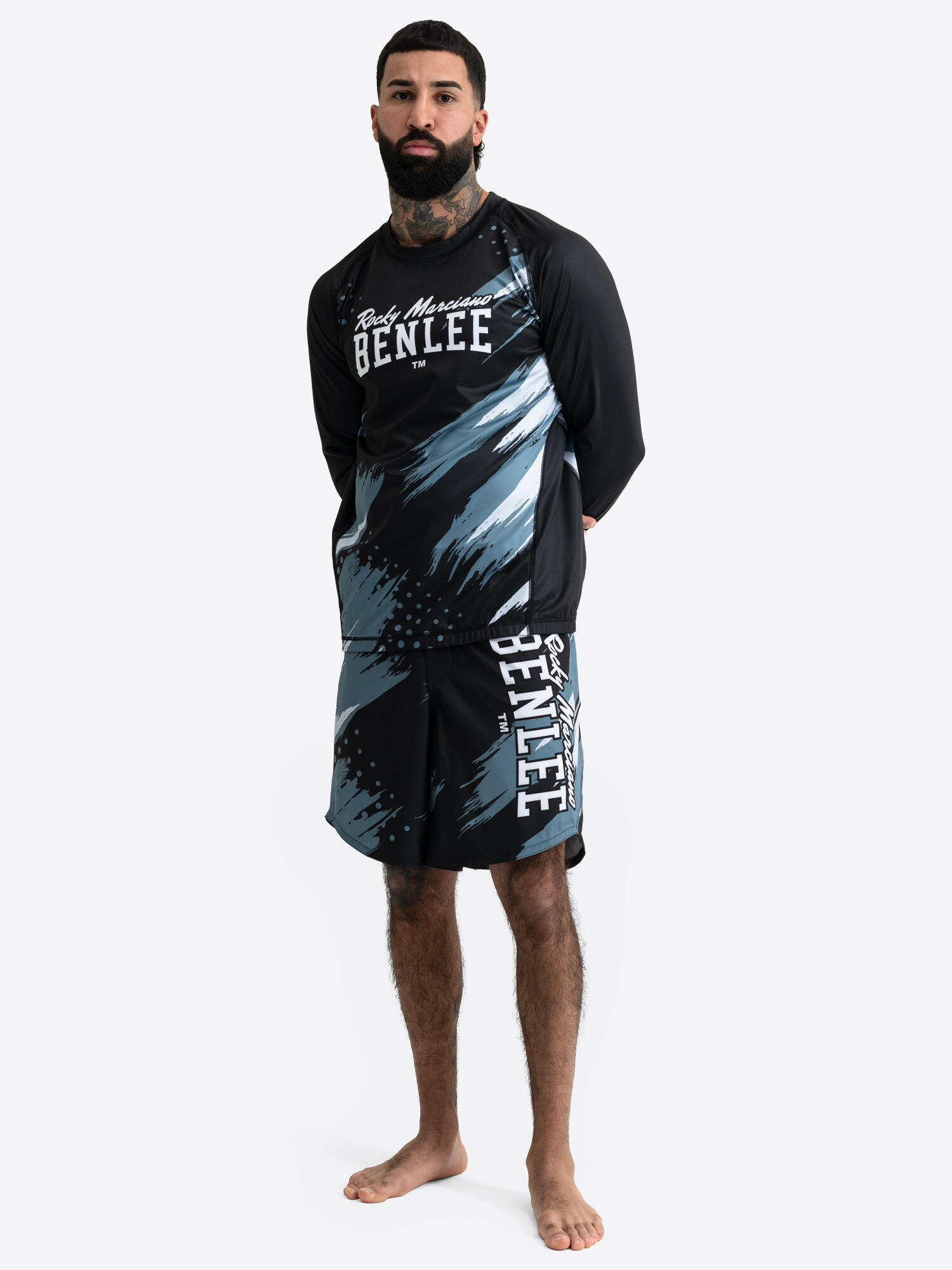 BENLEE Herren Rashguard long sleeve schmale Passform TRIMLEY 3/6