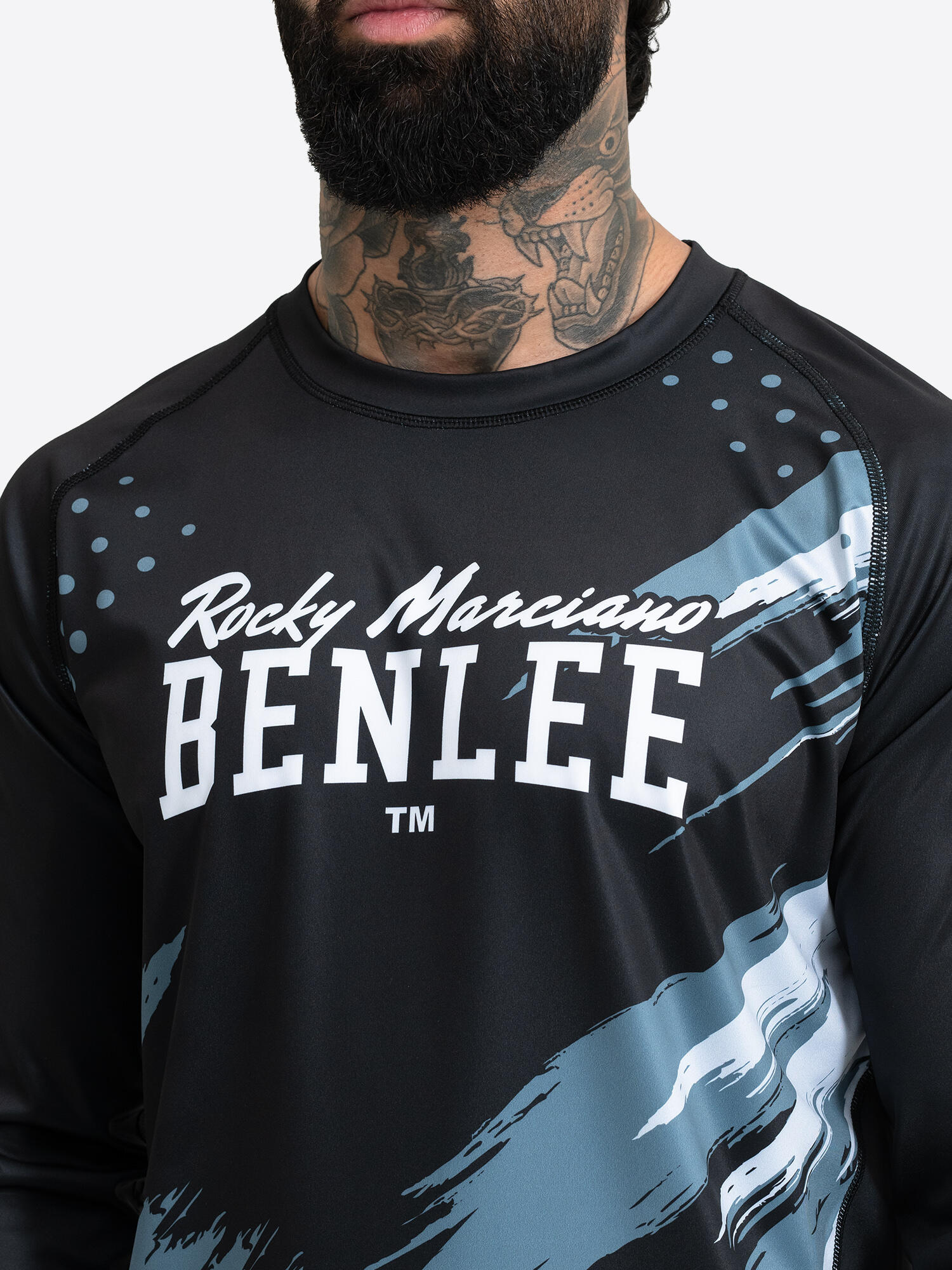 BENLEE Herren Rashguard long sleeve schmale Passform TRIMLEY 6/6