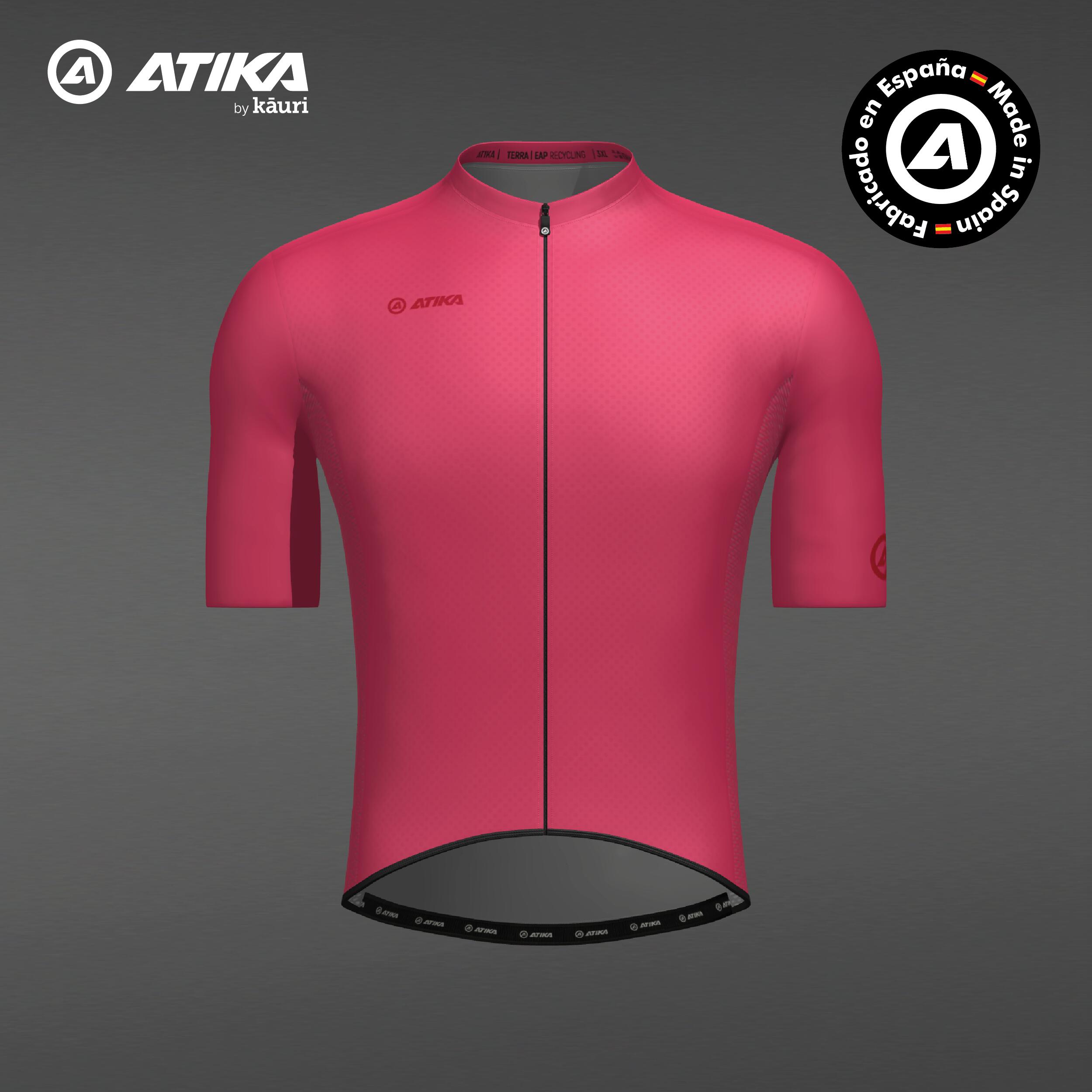 ATIKA Maillot Manga Corta Tejido Transpirable Core  – Ropa Ciclismo Hombre 2/7