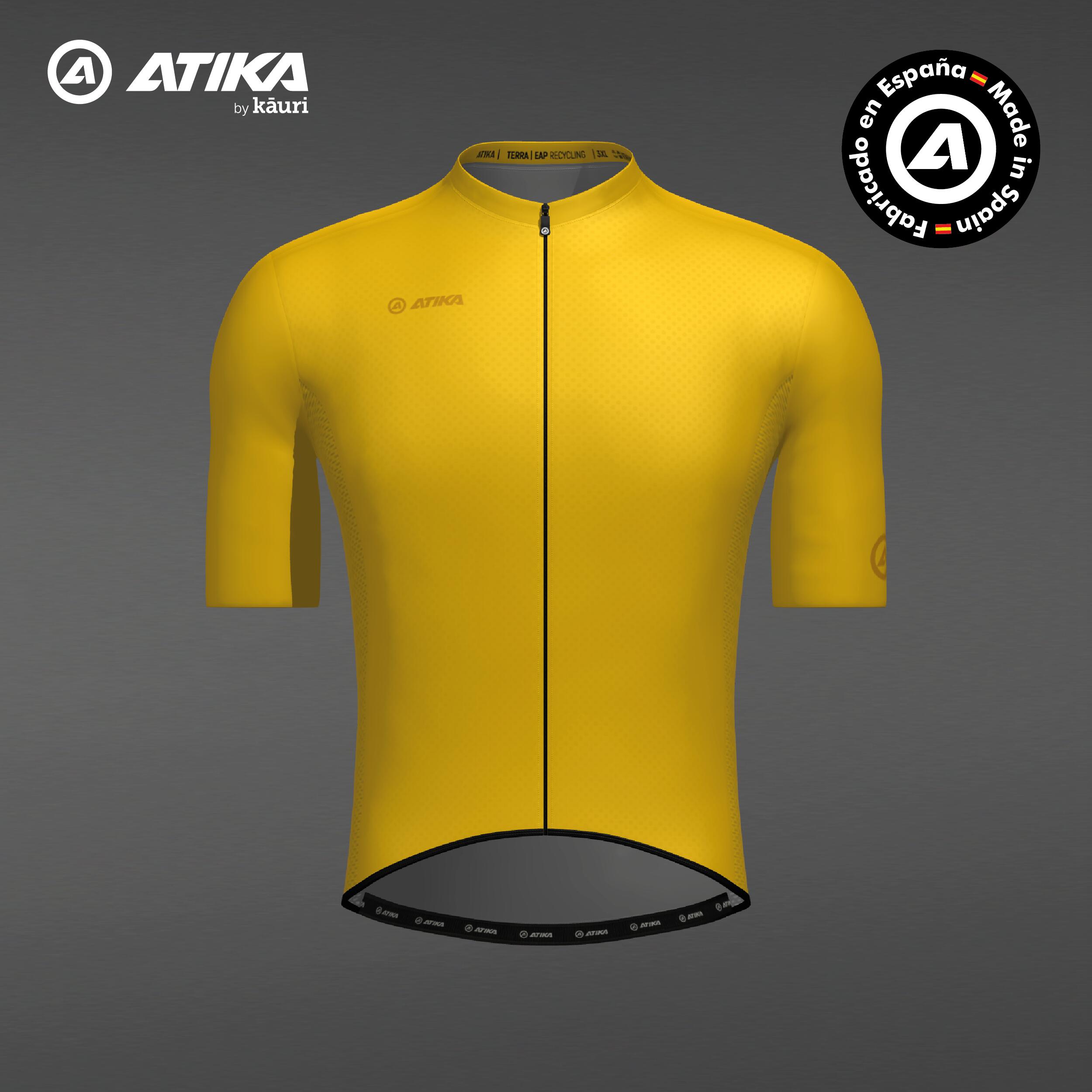 ATIKA Maillot Manga Corta Tejido Transpirable Core  – Ropa Ciclismo Hombre 2/7