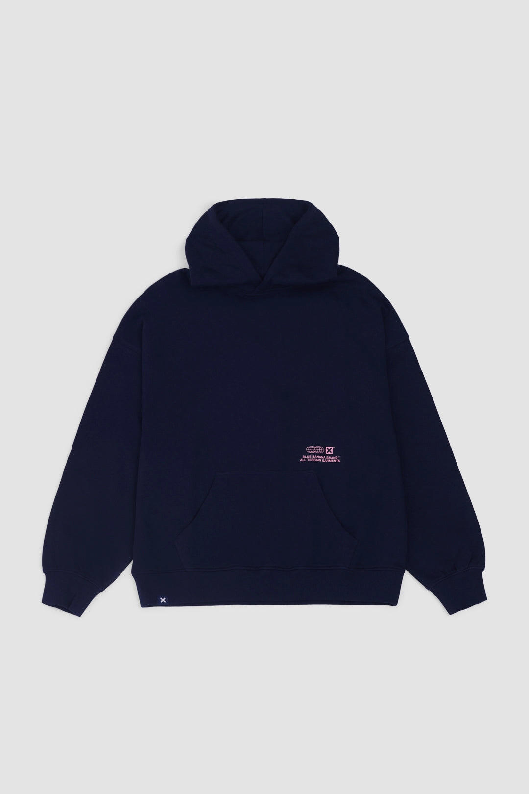 Sudadera con Capucha Blue Banana Azul Marino de Algodón 100% Orgánico 7/7