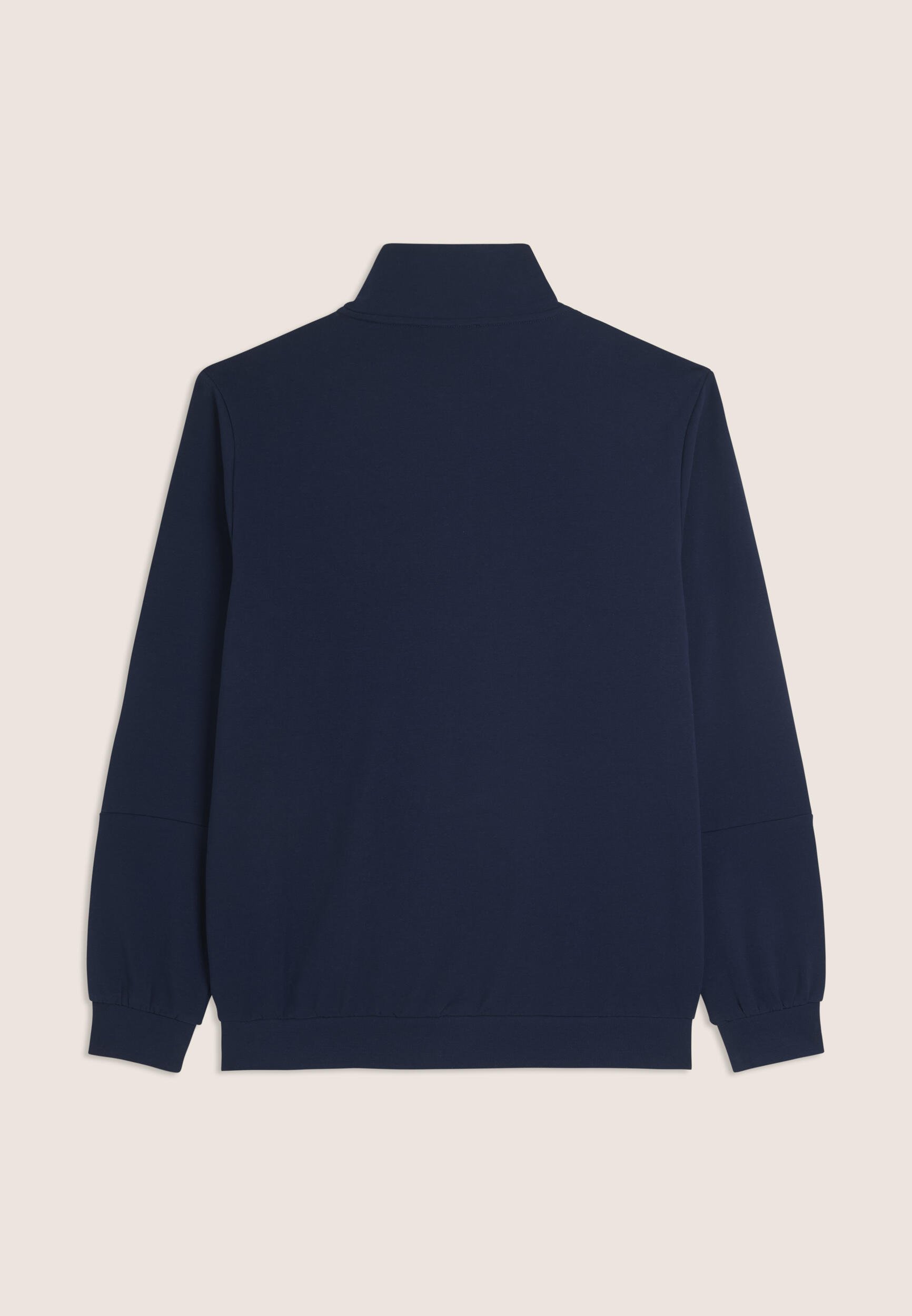 Sweat-shirt à capuche à fermeture éclair intégrale avec détails ton sur ton 2/3