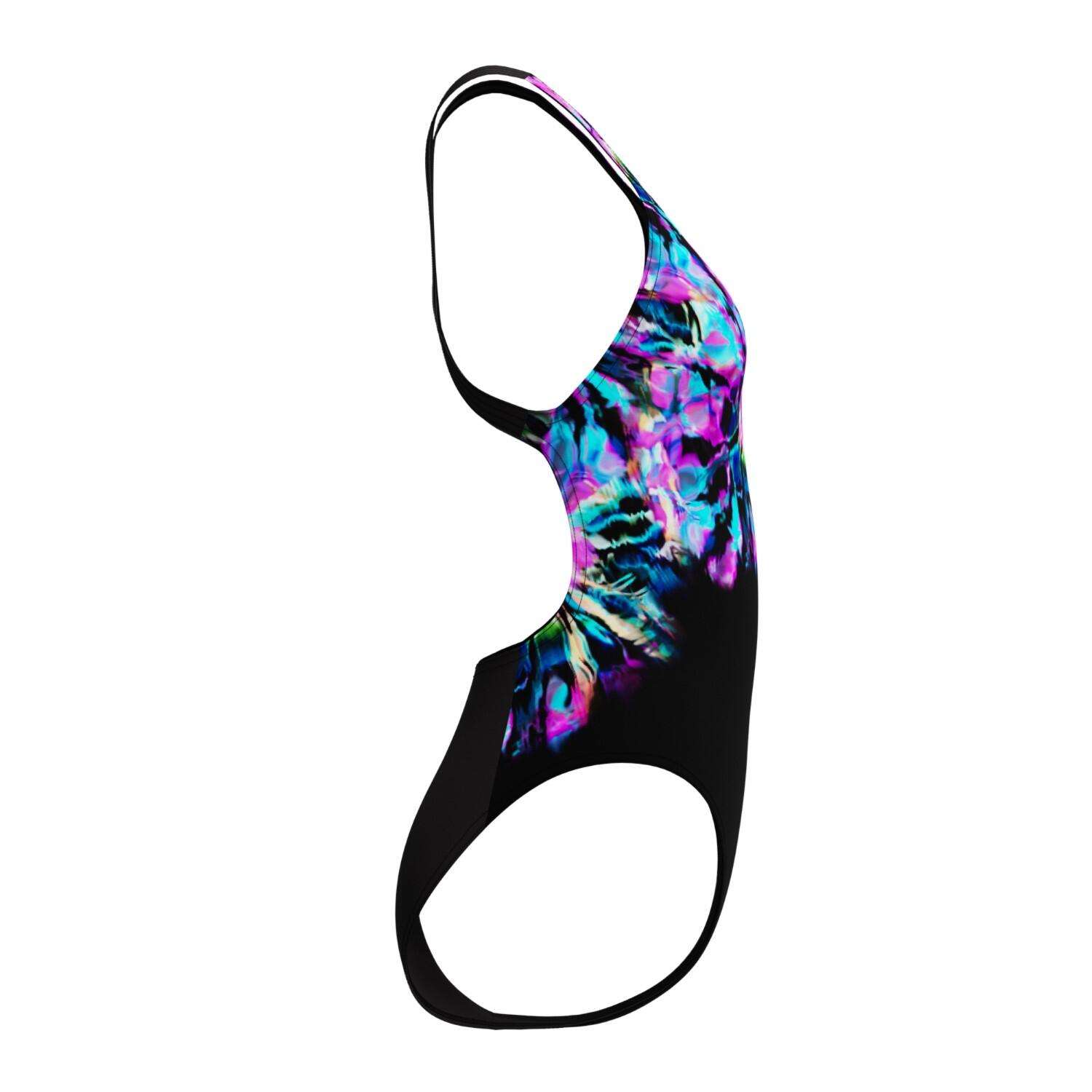 Speedo Club Training Bedruckter Powerback Badeanzug Damen 2/6