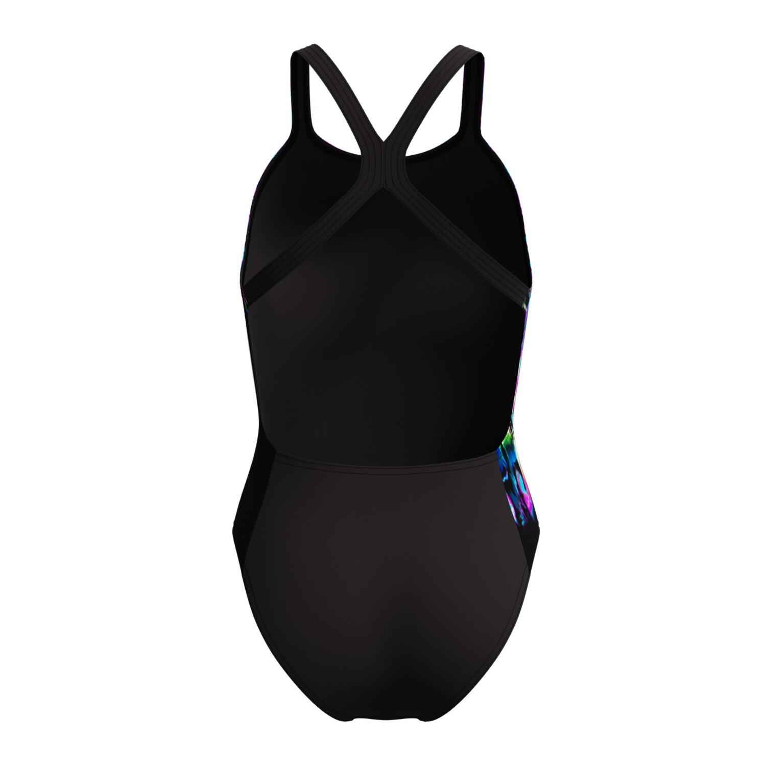 Speedo Club Training Bedruckter Powerback Badeanzug Damen 4/6