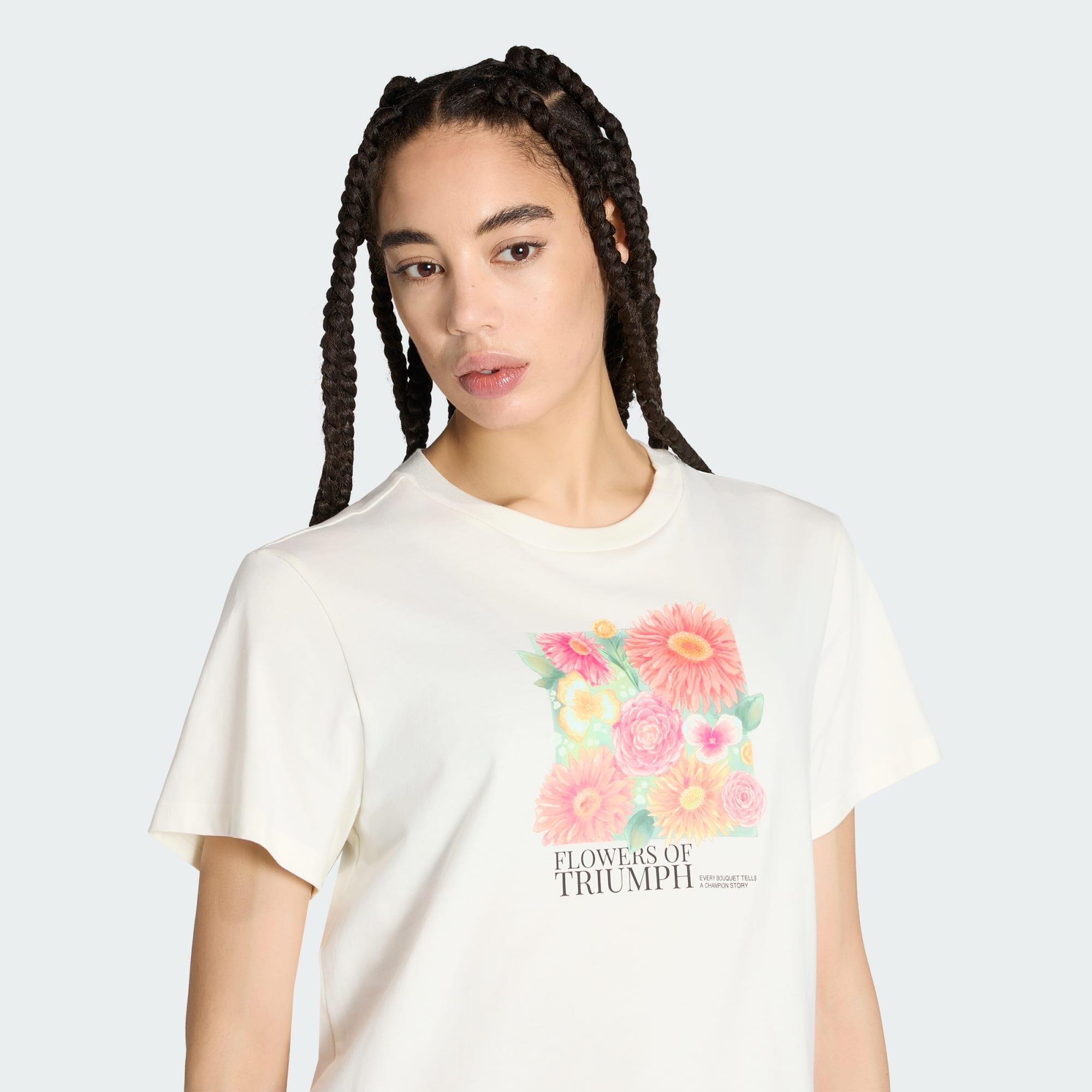 CAMISETA ESTAMPADA FLORAL DE CORTE HOLGADO 2 4/5