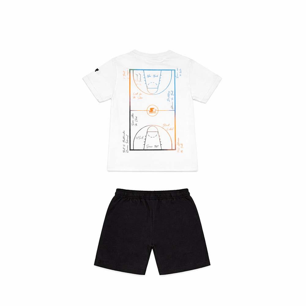 Completo da Bambino piccolo Estivo – Stile Basketball Court con Stampa 2/7