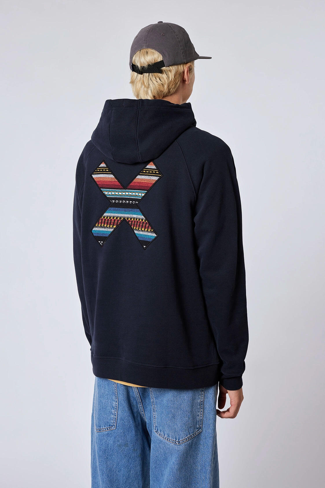 Sudadera con Capucha Blue Banana Azul Marino de Algodón 100% Orgánico 2/7
