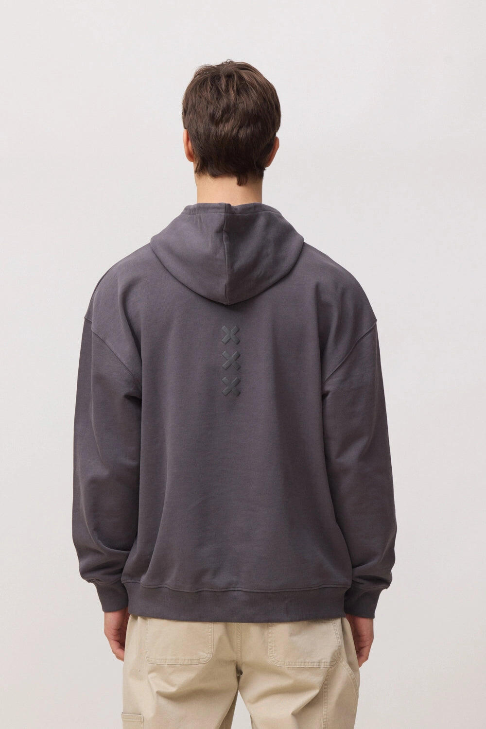 Sudadera con Capucha Blue Banana Antracita de Algodón 100% Orgánico 2/7