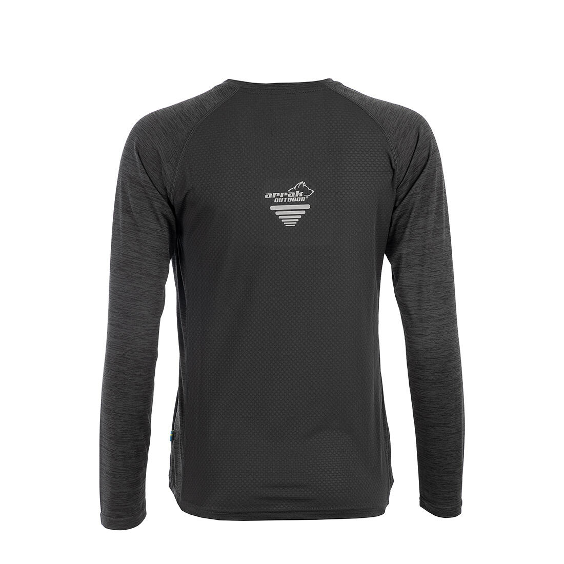 Action Funktions-T-Shirt Langarm Damen Schwarz 3/4