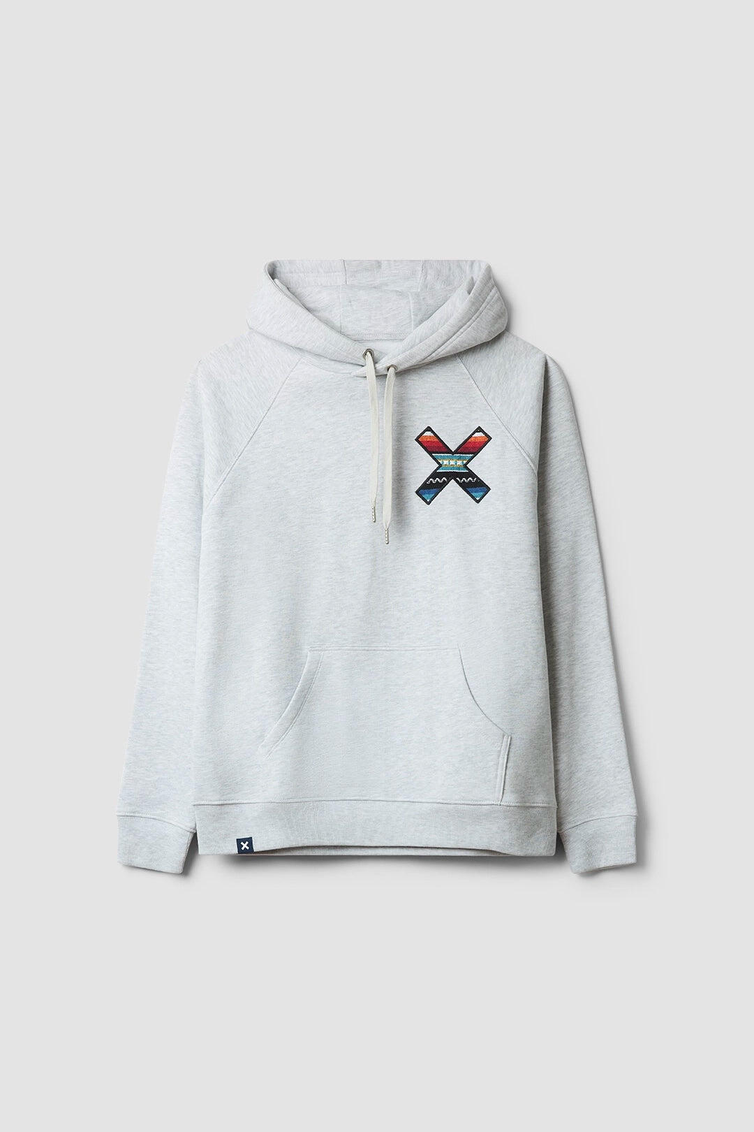 Sudadera con Capucha Blue Banana Light Grey Melange de Algodón Orgánico 7/7