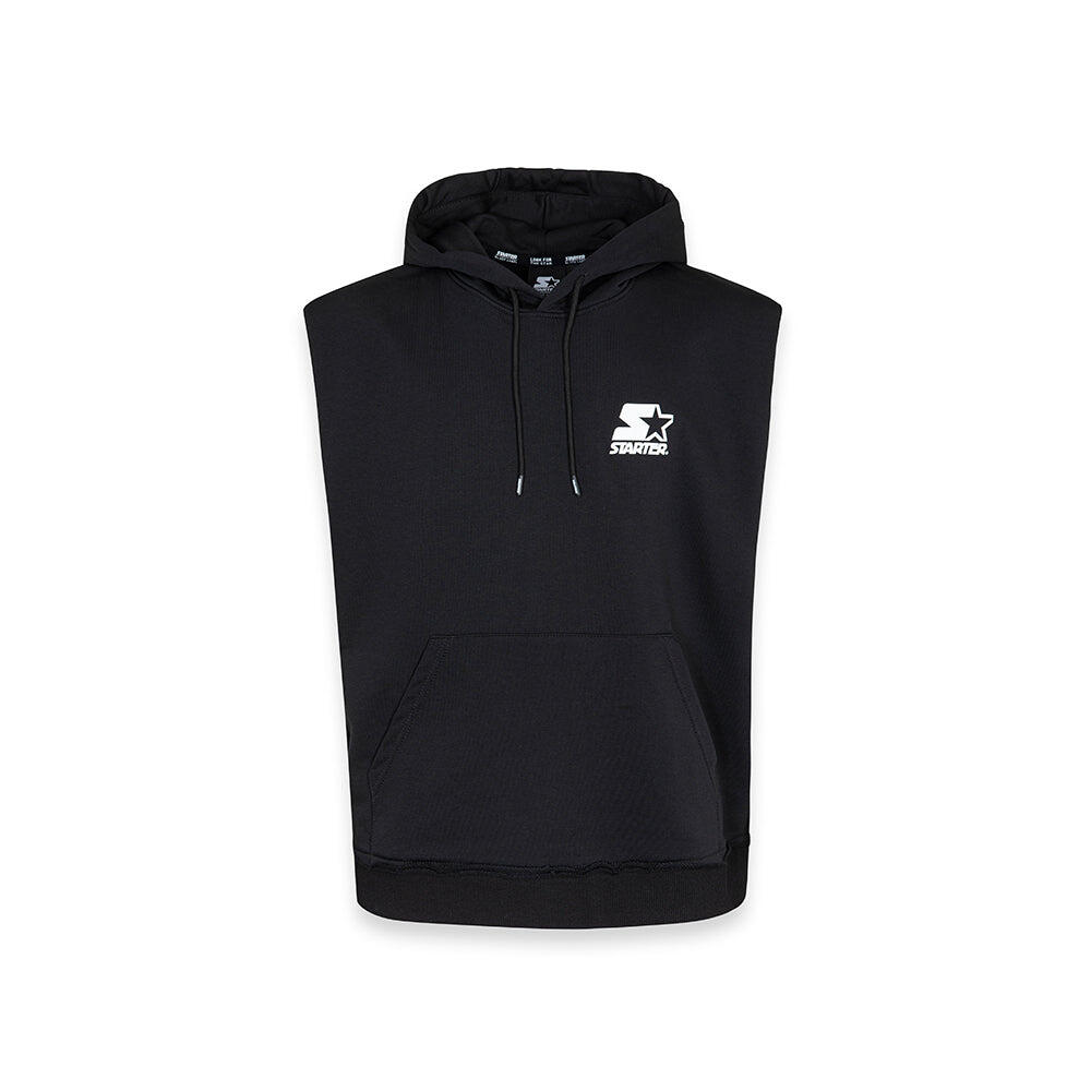 Gilet con cappuccio Iconic Starter NERO 1/3