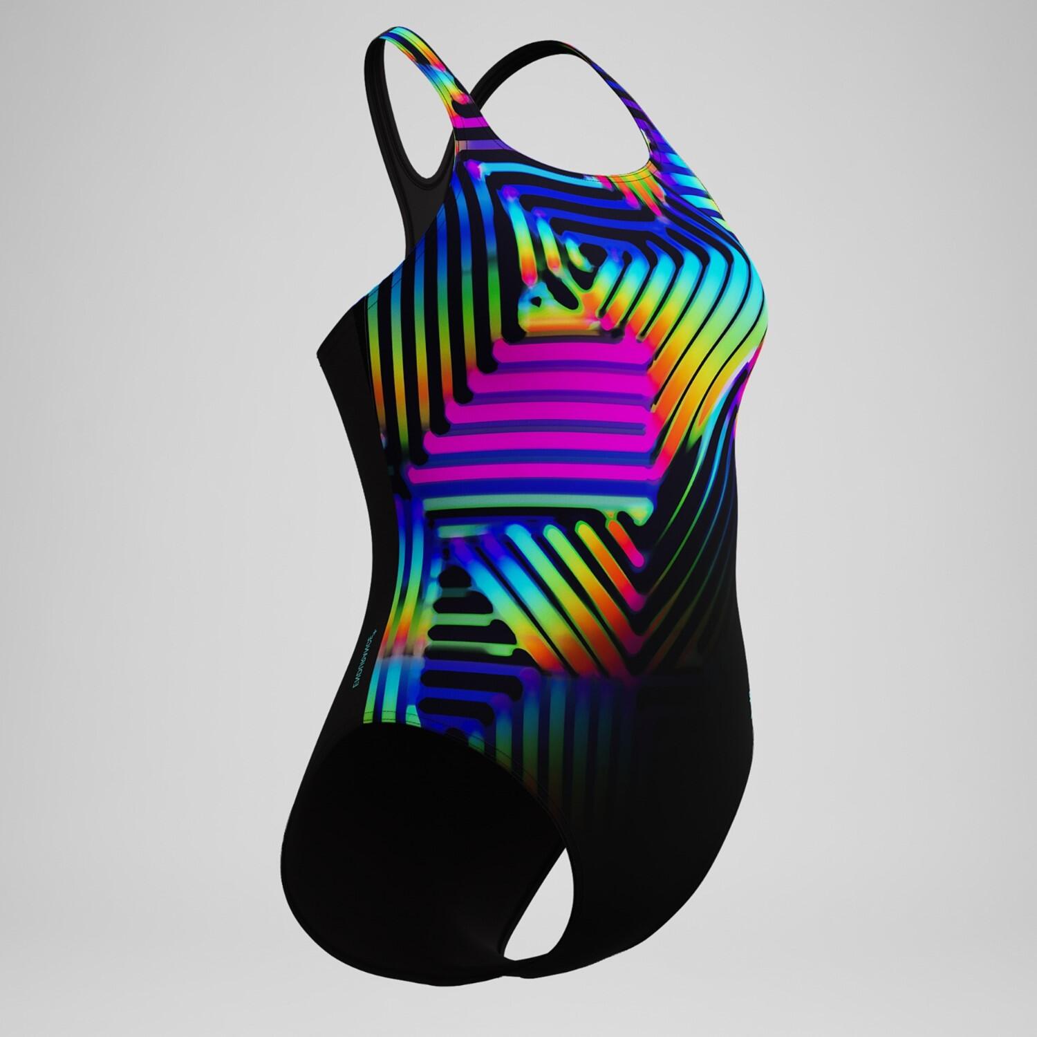 Speedo Digital Placement Badeanzug Damen 100 % chlorbeständig 4/7