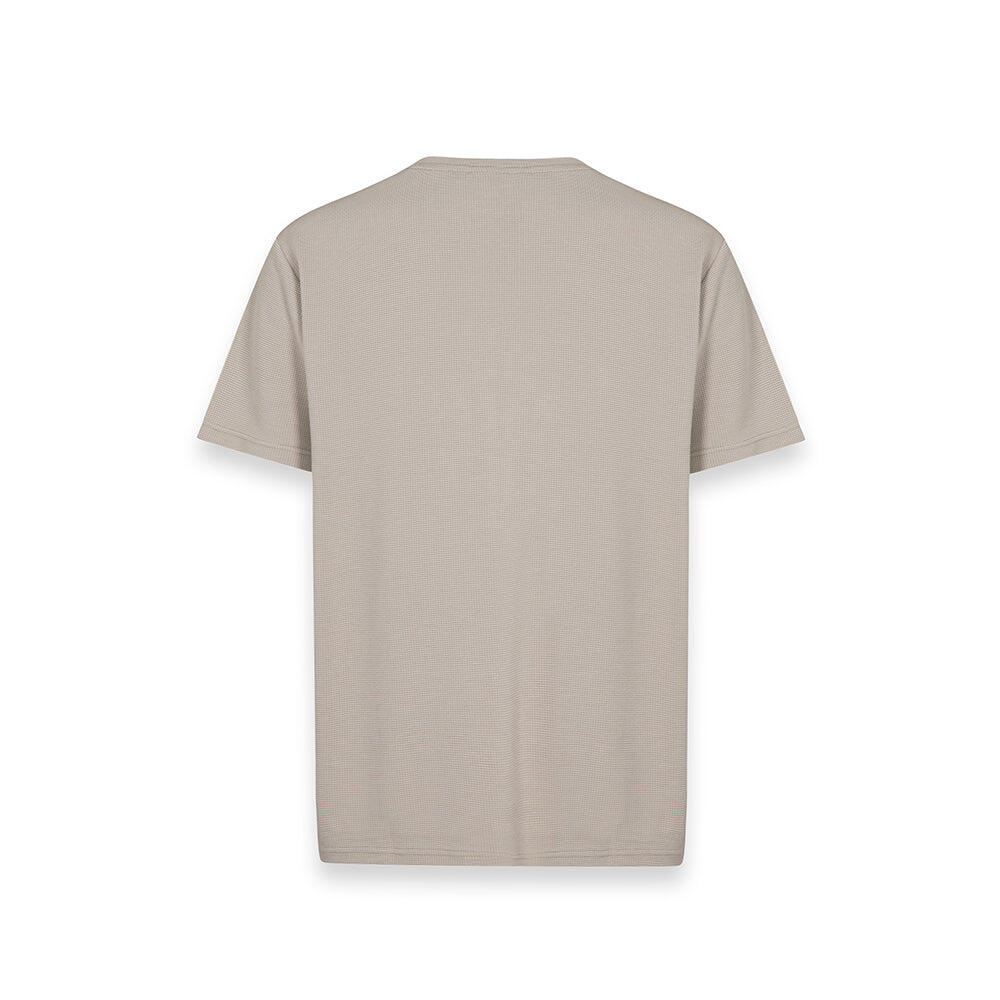 T-shirt Iconic double dyed TAUPE 3/3