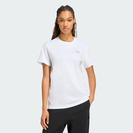 TRAVEL GRAFIK T-SHIRT; LOCKER GESCHNITTEN