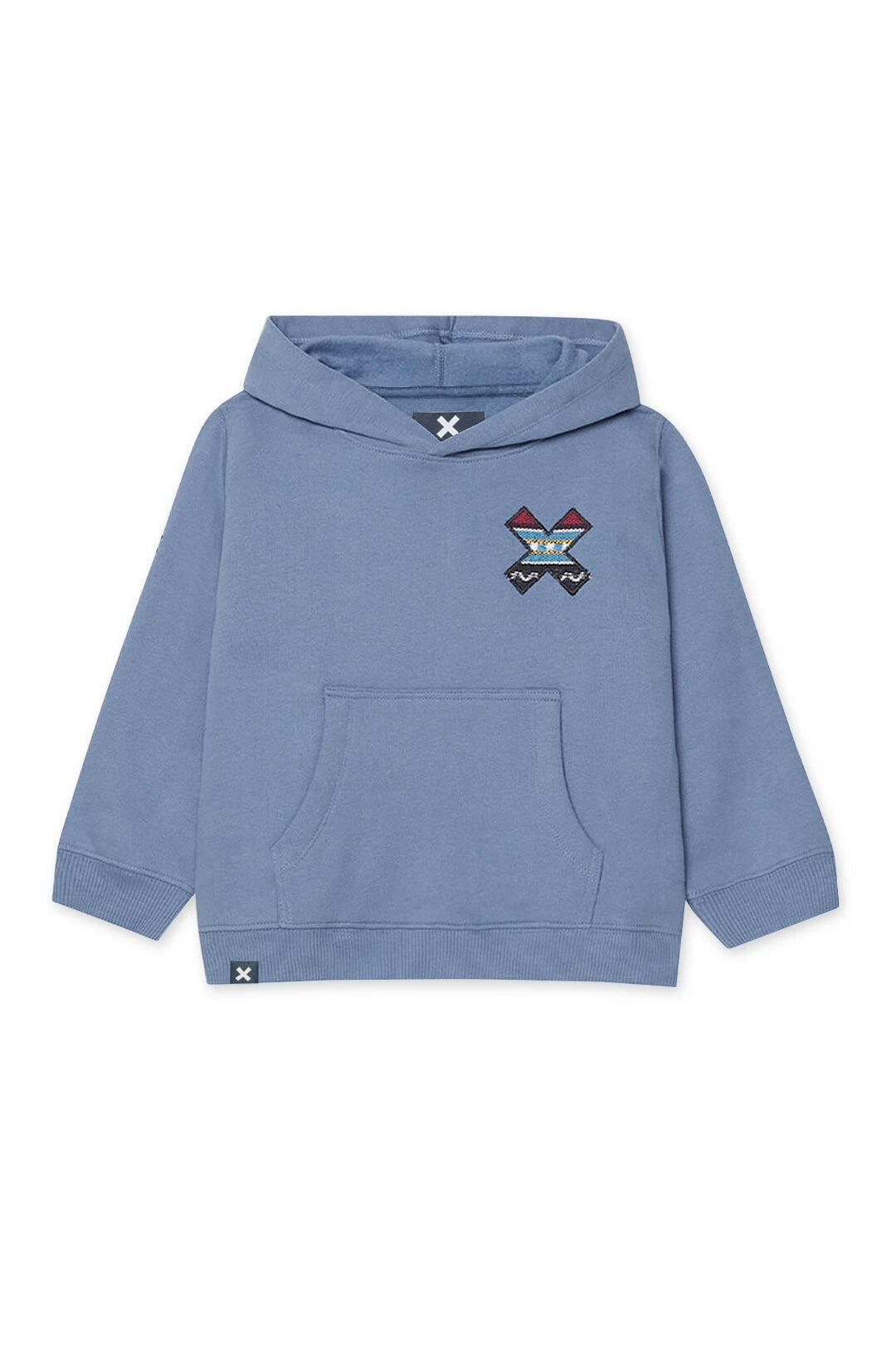 Sudadera con Capucha Kids Blue Banana Sky Blue de Algodón 100% Orgánico 4/4