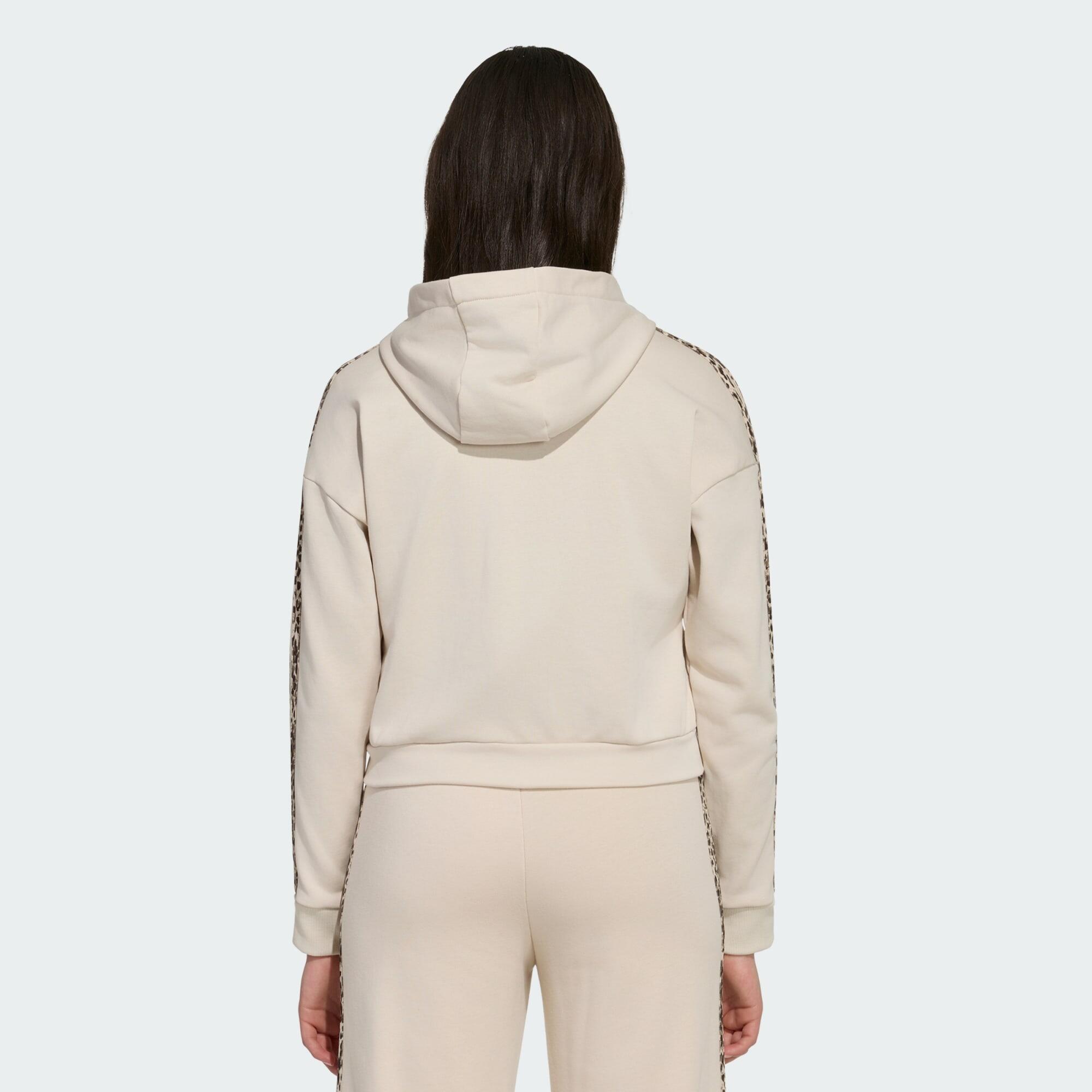 FELPA CON CAPPUCCIO SEASONALS ANIMAL CON ZIP INTEGRALE 3/5