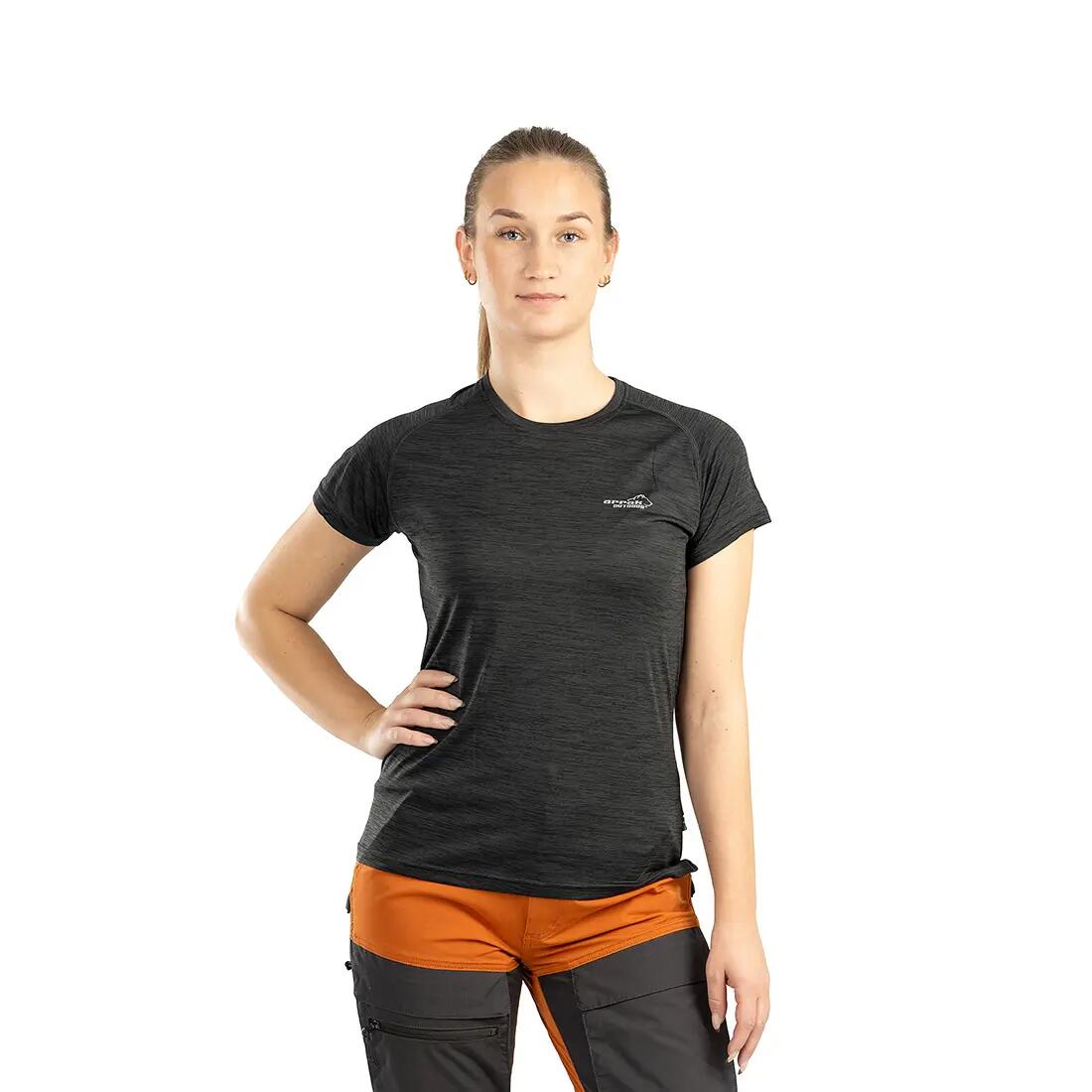 T-shirt fonctionnel Action femme noir 2/4