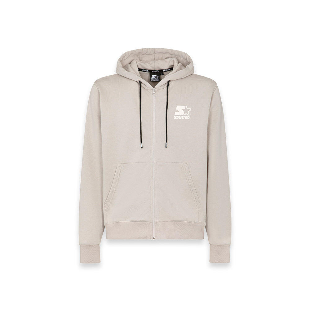 Felpa hoodie da uomo basic TAUPE 1/7