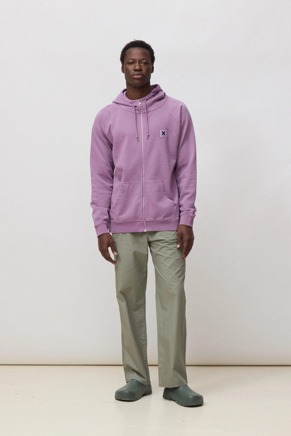 Sudadera con Capucha Blue Banana Light Purple de Algodón 100% Orgánico 3/7