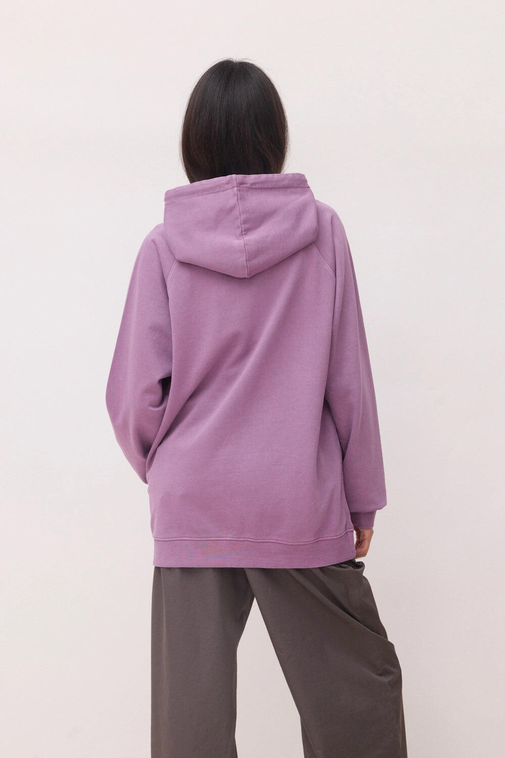 Sudadera con Capucha Blue Banana Light Purple de Algodón 100% Orgánico 5/7