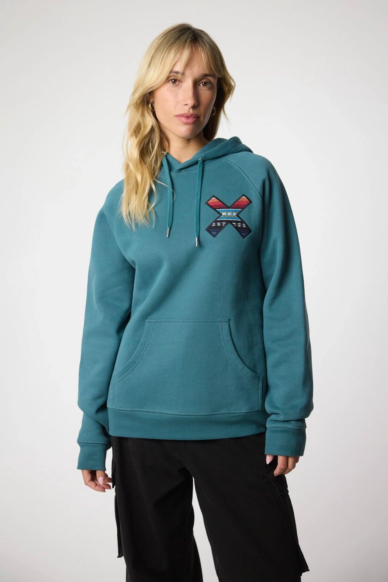 Sudadera con Capucha Blue Banana Amazon Green de Algodón 100% Orgánico 4/7