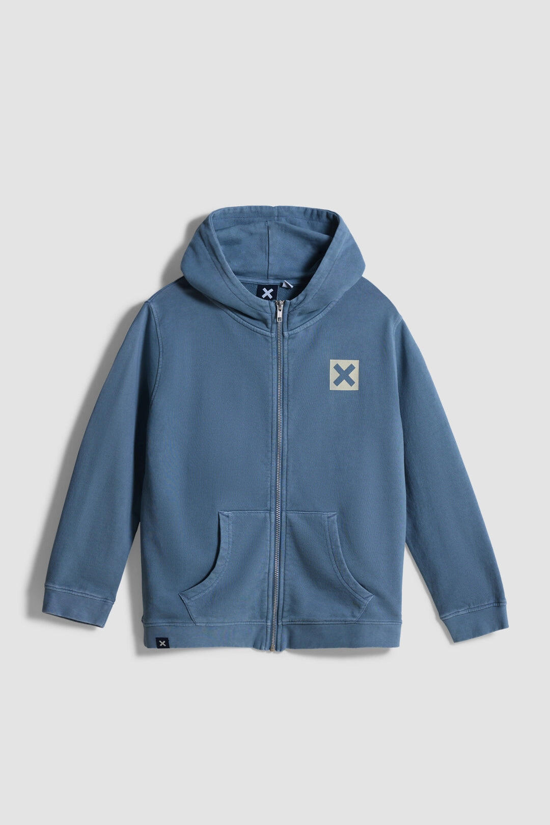Sudadera con Capucha Full Zip Kids Blue Banana Sky Blue de Algodón 100% Orgánico 4/4