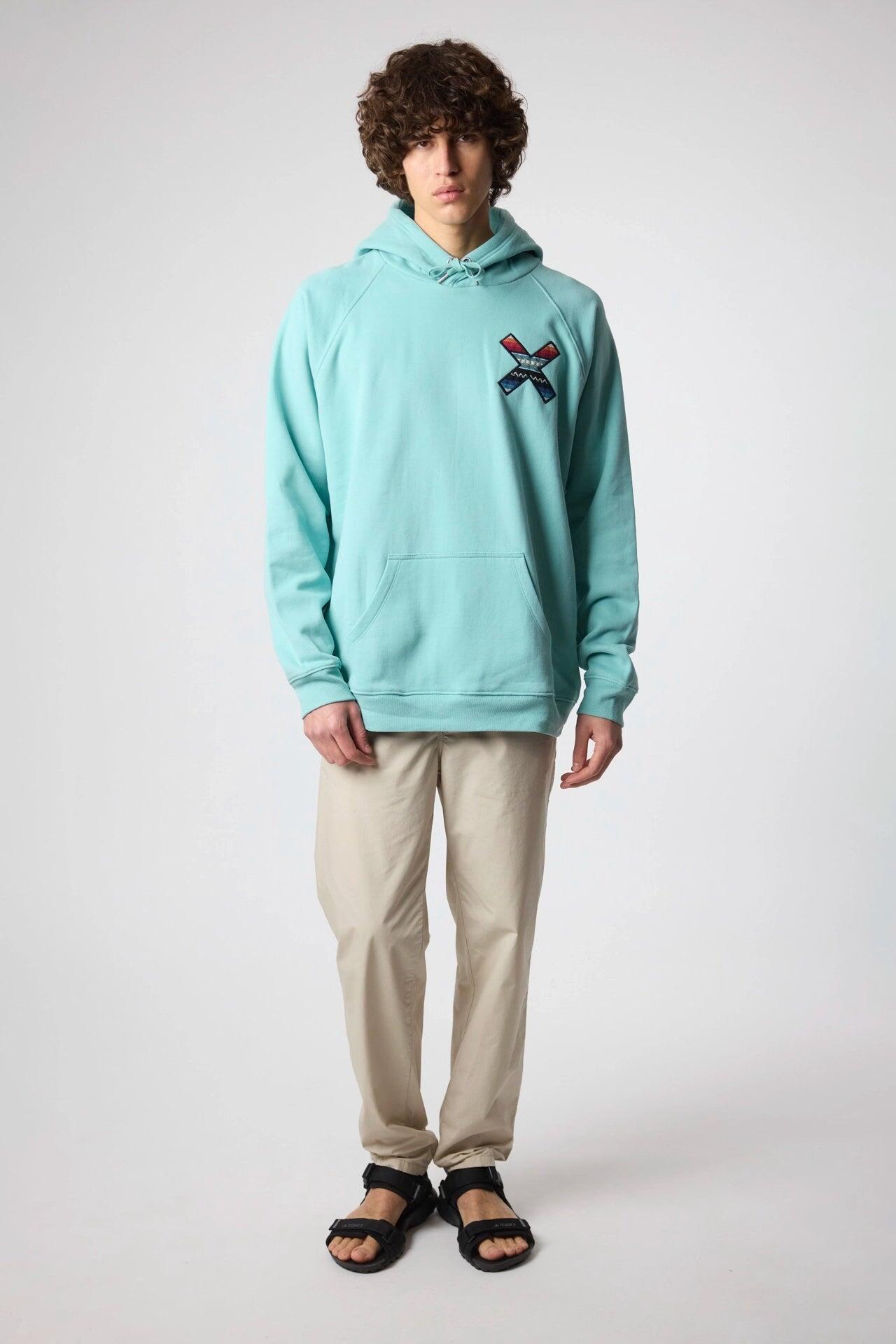 Sudadera con Capucha Blue Banana Acqua de Algodón 100% Orgánico 3/7