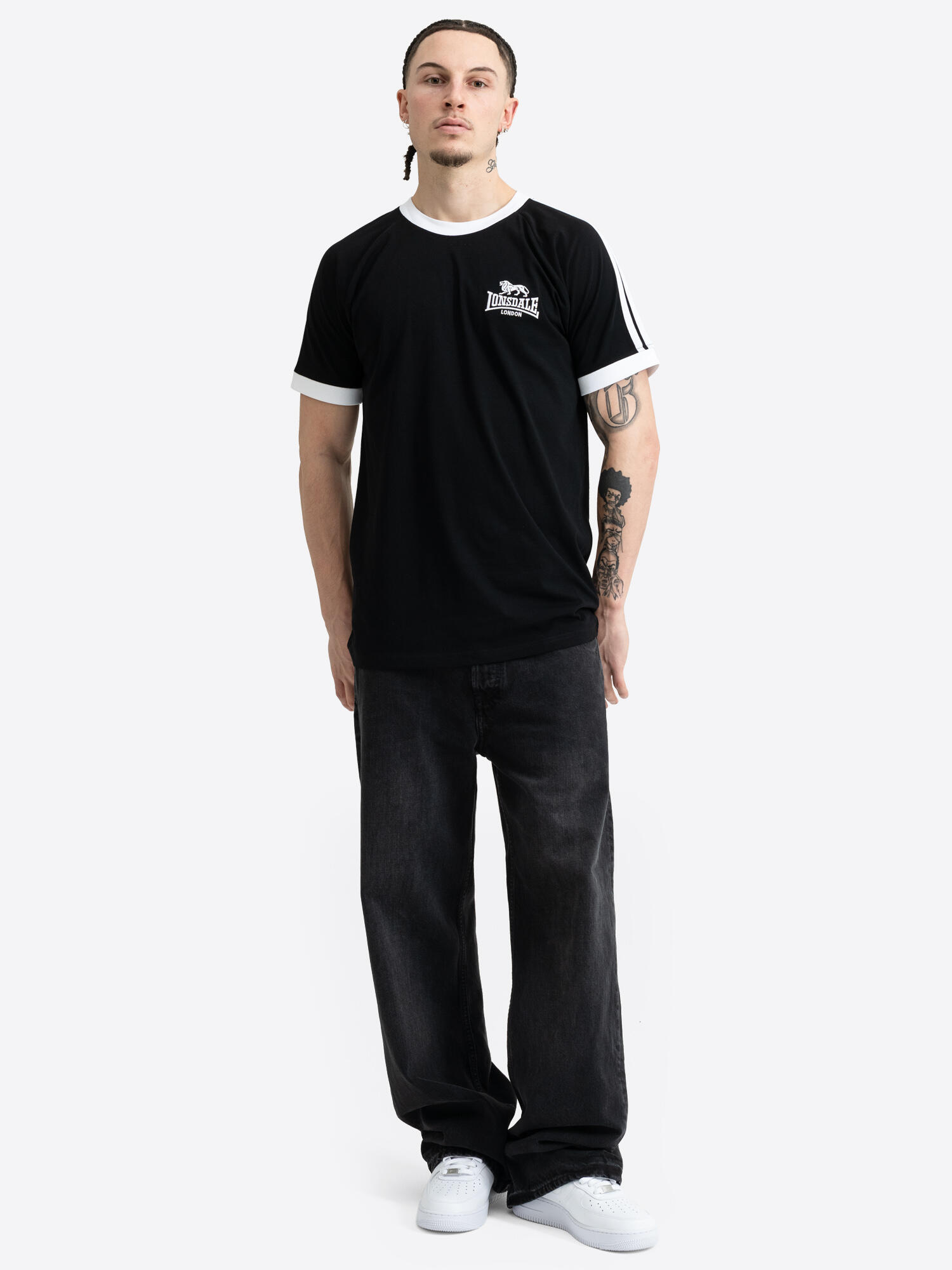 LONSDALE Herren T-Shirt normale Passform CRAIGTOWN 3/6
