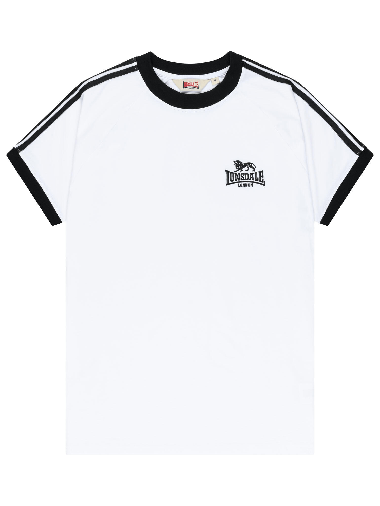 Lonsdale T-Shirt Craigtown 117826 White/Black-XL 2/6