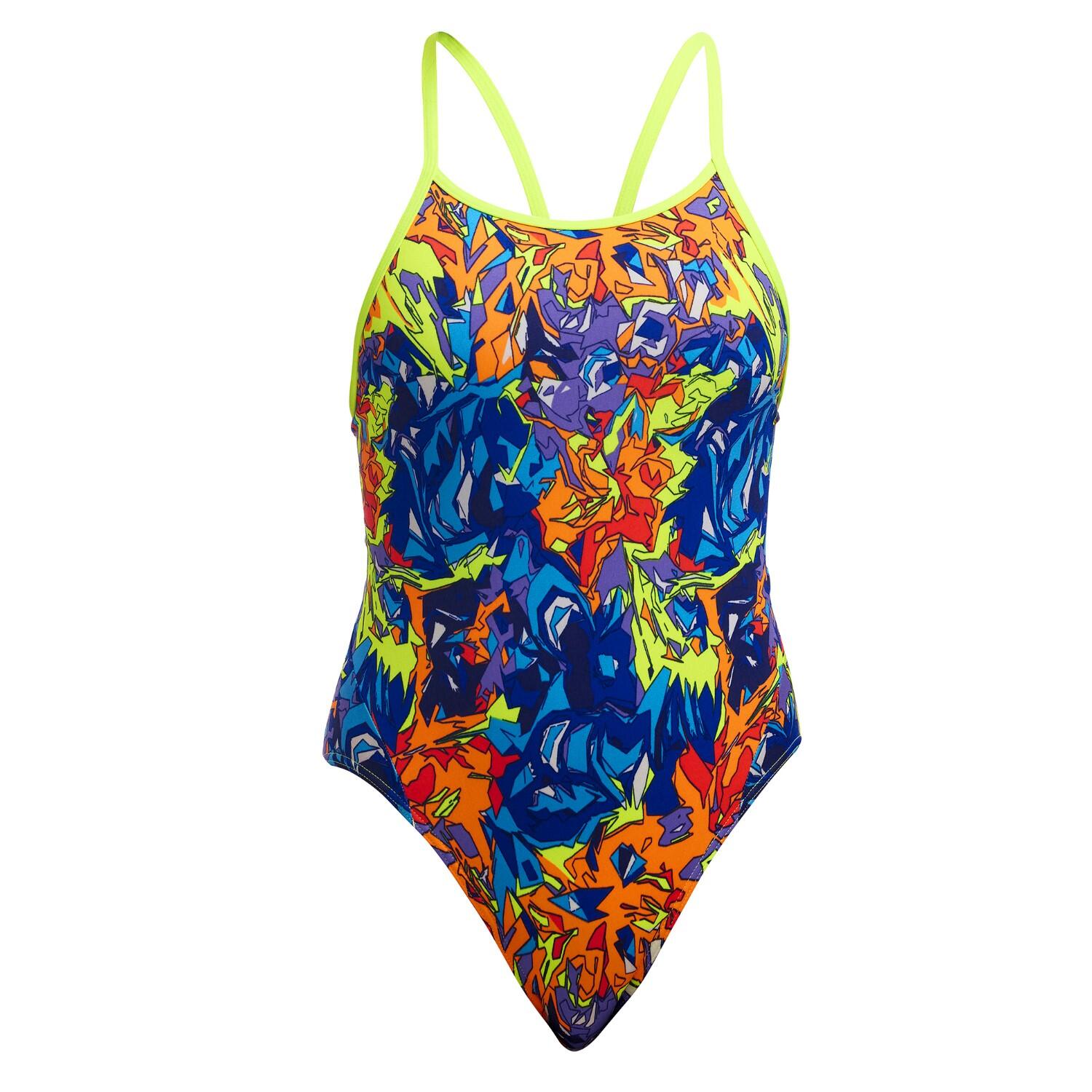 Strój kąpielowy jednoczęściowy Funkita Mixed Mess - dziewczęcy