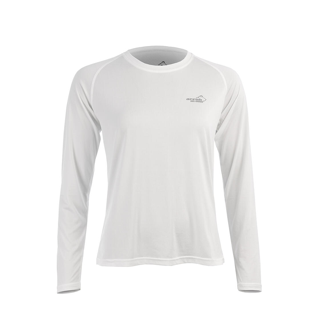Action Funktions-T-Shirt Langarm Damen Weiß 1/3