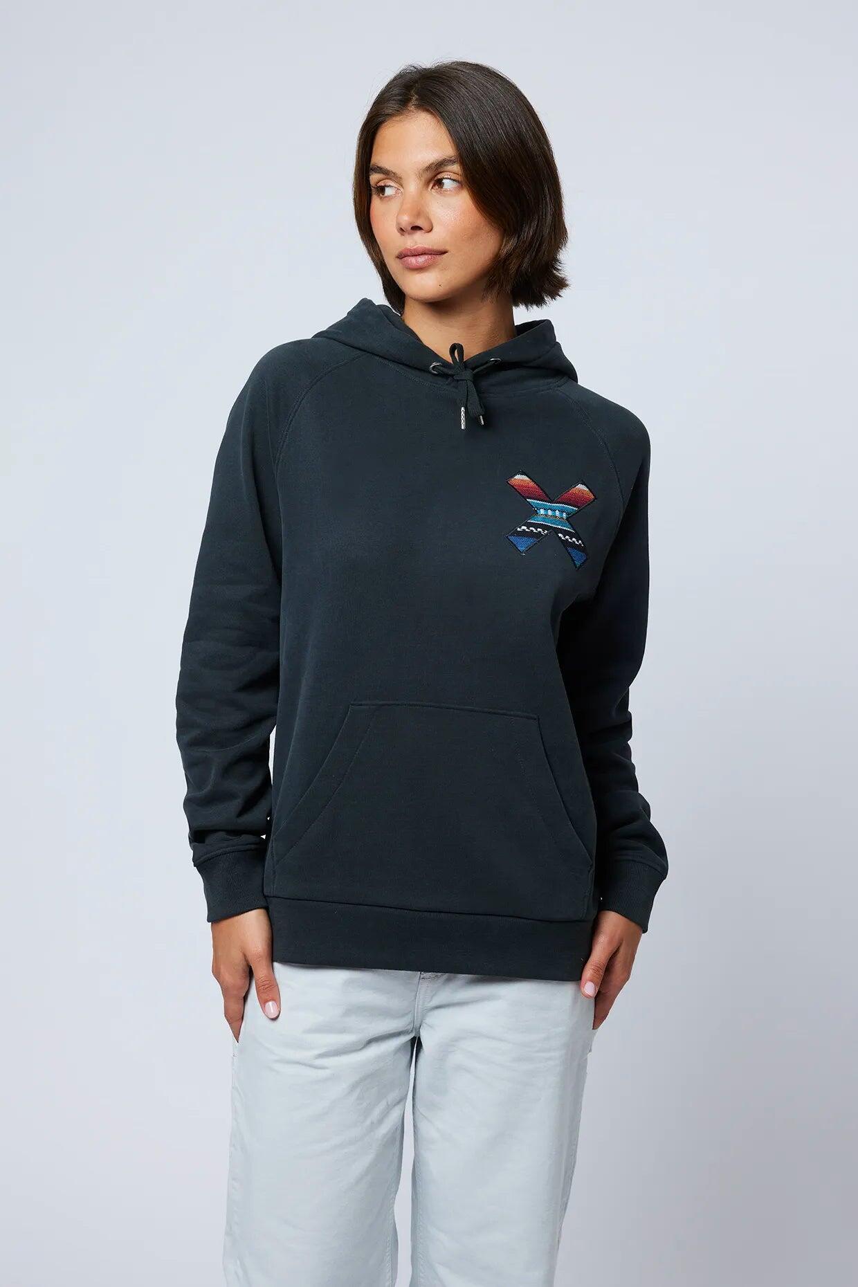 Sudadera con Capucha Blue Banana Antracita de Algodón 100% Orgánico 4/7