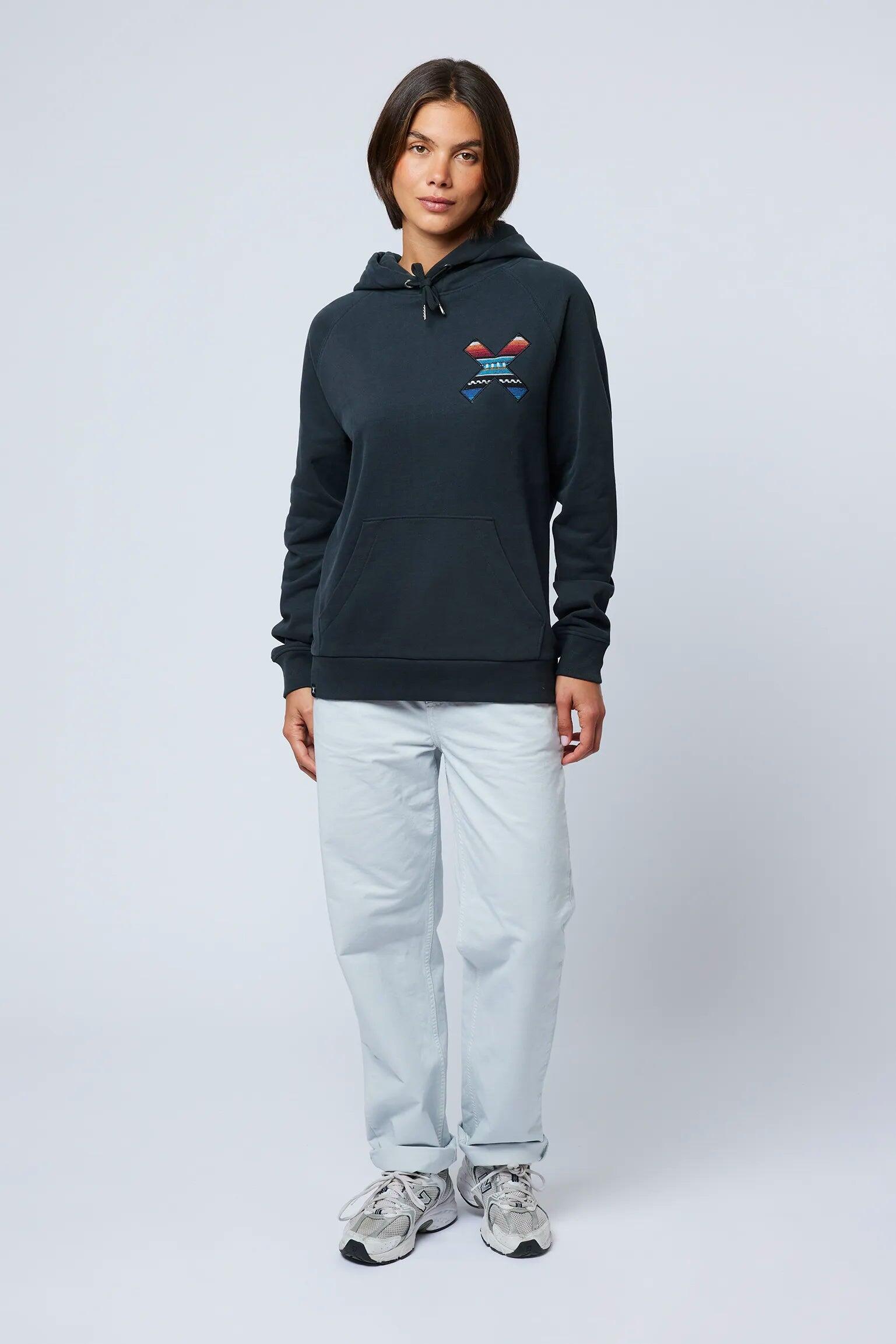 Sudadera con Capucha Blue Banana Antracita de Algodón 100% Orgánico 6/7