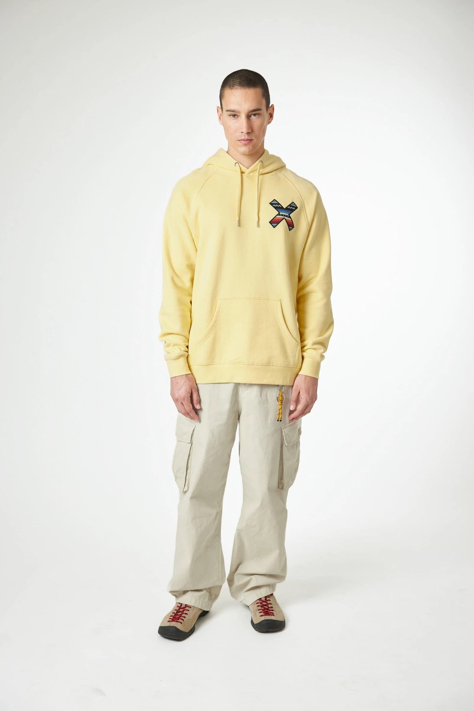 Sudadera con Capucha Blue Banana Amarillo Claro de Algodón 100% Orgánico 3/7