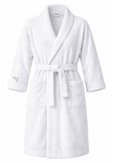 Puma Unisex Bademantel Morgenmantel Damen Herren Frottee 100% Baumwolle