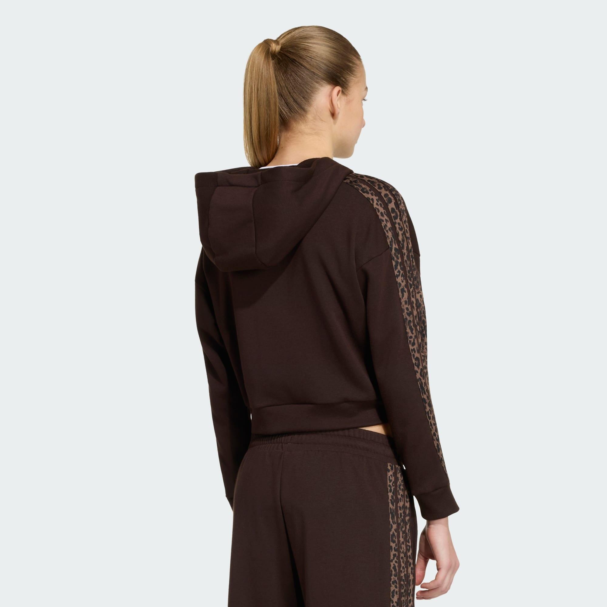FELPA CON CAPPUCCIO SEASONALS ANIMAL CON ZIP INTEGRALE 3/5