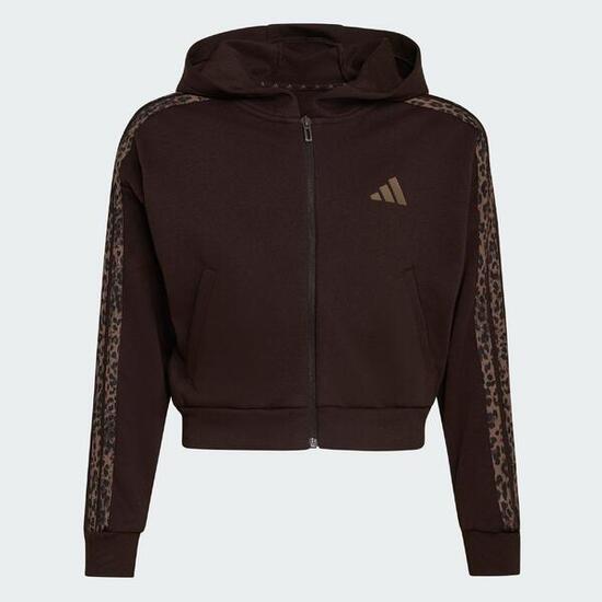 BLUZA Z KAPTUREM SEASONALS ANIMAL Z SUWAKIEM NA CAŁEJ DŁUGOŚCI