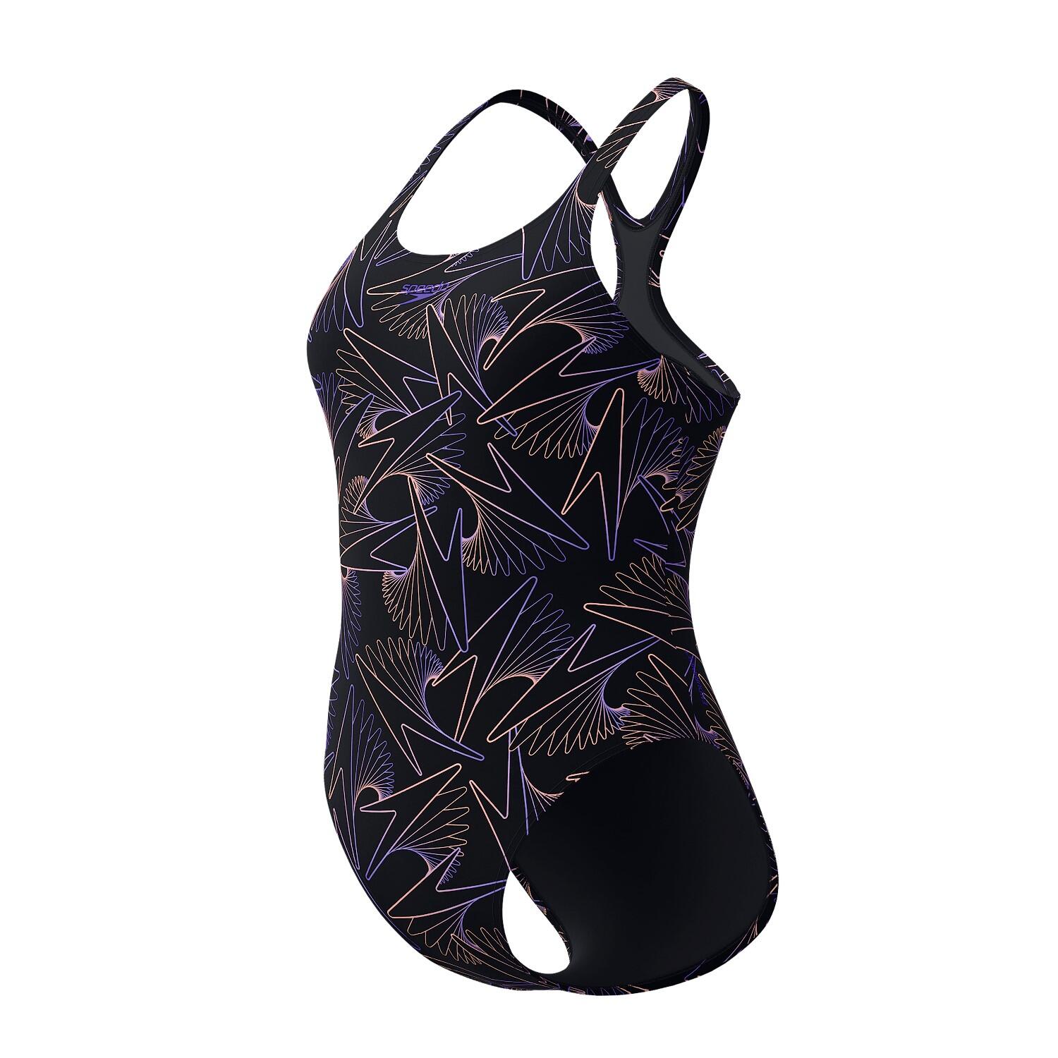 Maillot de bain Speedo Eco Endurance+ Hyperboom Allover Medalist Noir/Orange 1/5
