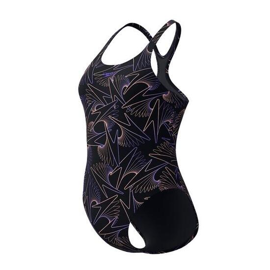 Speedo Badpak Eco Endurance+ Hyperboom Allover Medalist Zwart/Oranje