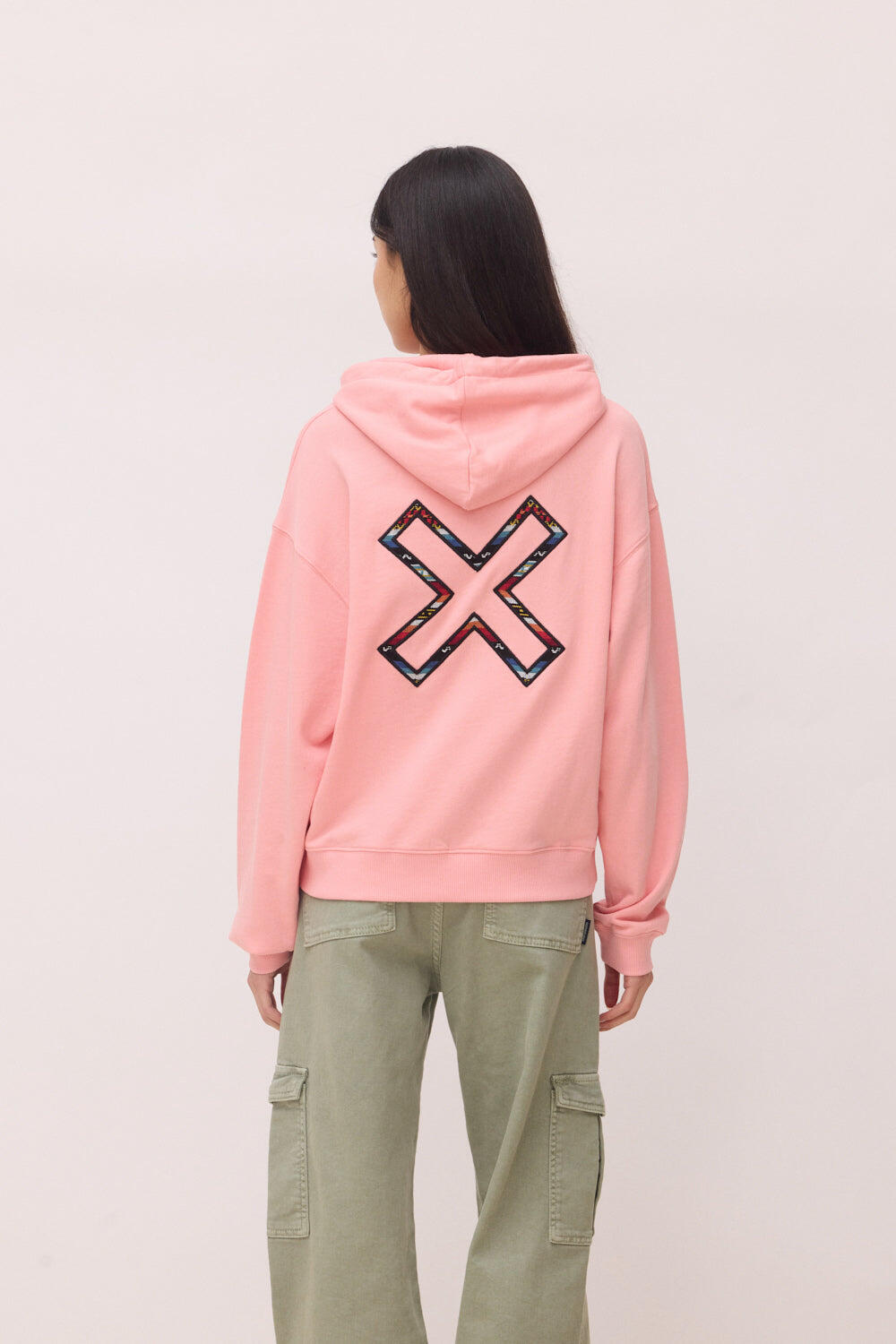 Sudadera con Capucha Mujer Blue Banana Sorbet de Algodón 100% Orgánico 2/4