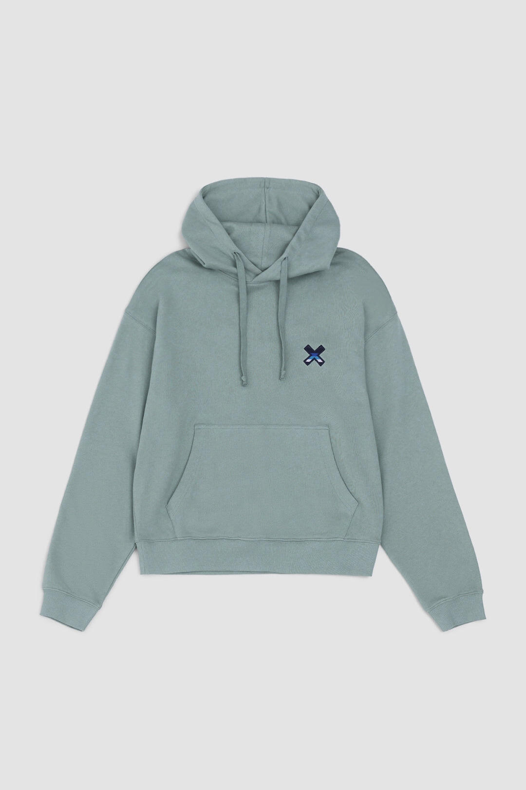 Sudadera con Capucha Mujer Blue Banana Sage de Algodón 100% Orgánico 4/4