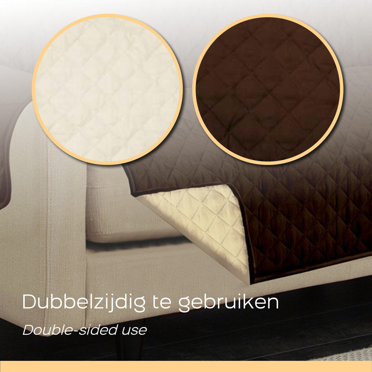 Copripoltrona idrorepellente reversibile 165x177 cm 3/5