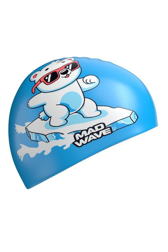 Gorro de natación de silicona BEAR 1/3