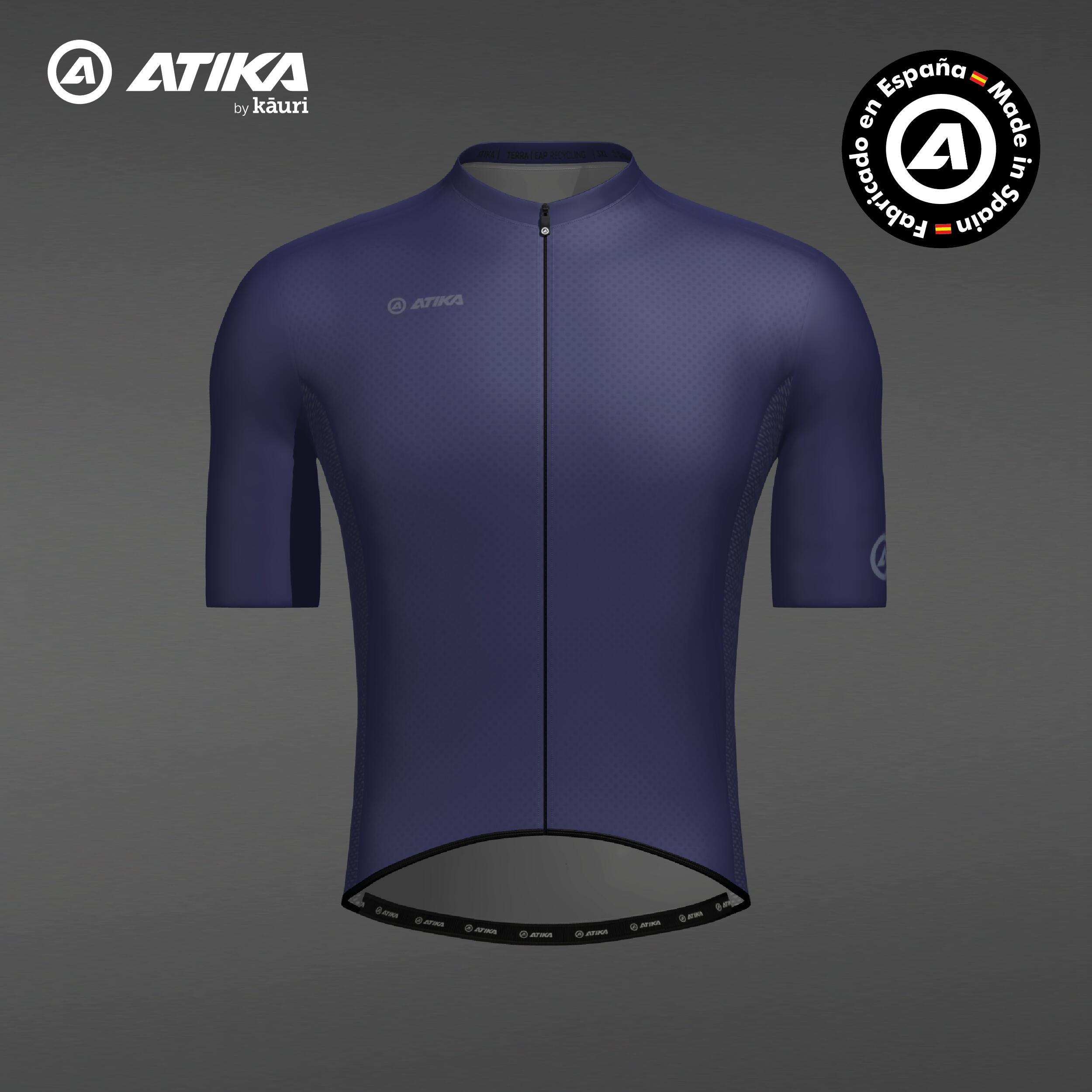 ATIKA Maillot Manga Corta Tejido Transpirable Core  – Ropa Ciclismo Hombre 2/7