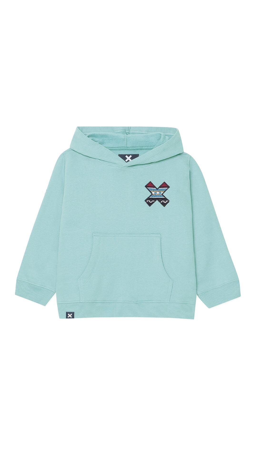Sudadera con Capucha Kids Blue Banana Acqua de Algodón 100% Orgánico 6/6